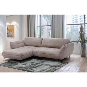MID.YOU ROHOVÁ SEDAČKA, textil, světle hnědá obraz