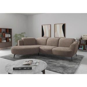 Sit & More ROHOVÁ SEDAČKA, textil, cappuccino obraz