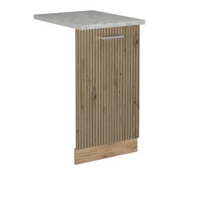 Vicco ČELNÍ PANEL MYČKY R-Line Řemeslný dub 45 cm s pracovní deskou obraz