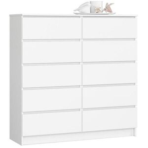 RAUMHIRSCH FURNITURE KOMODA Bílá 121/120/40 obraz