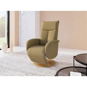Sit & More RELAXAČNÍ KŘESLO, textil, olivově zelená obraz