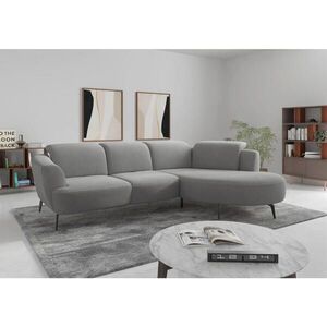 Sit & More ROHOVÁ SEDAČKA, textil, šedá obraz