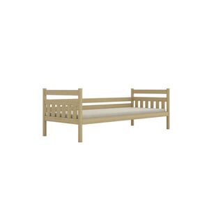 RAUMHIRSCH FURNITURE DĚTSKÁ POSTEL Dawid s matrací 90/180 přírodní nelakovaná 90/180 obraz