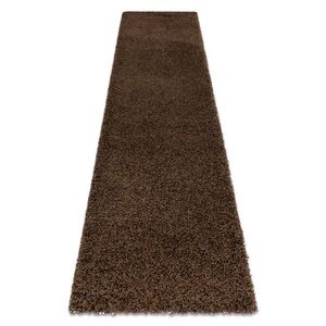 rugsX BĚHOUN SOFFI shaggy 5cm hnědý - do kuchyně, předsíně, chodby, haly 60/250 cm obraz