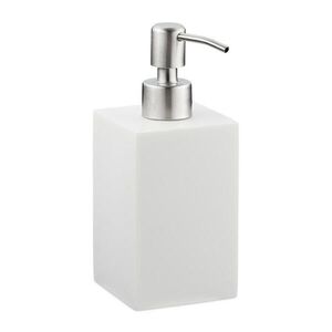 Relaxdays DÁVKOVAČ Bílý hranatý 300 ml obraz