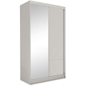 Beautysofa SKŘÍŇ s posuvnými dveřmi Marika 120/216/61 kašmír se zrcadlem obraz