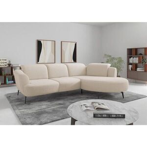 Sit & More ROHOVÁ SEDAČKA, textil, krémová obraz
