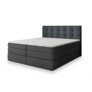 MASSENO POSTEL BOXSPRING AREZI 180x200 cm, s matrací a úložným prostorem, grafitová obraz