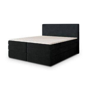 MASSENO POSTEL BOXSPRING MATERN 180x200 cm, s matrací a úložným prostorem, černá obraz