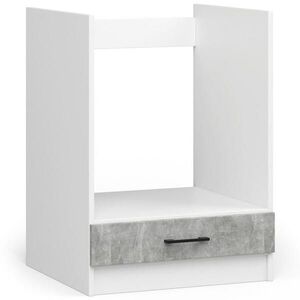 RAUMHIRSCH FURNITURE ZÁVĚSNÁ SKŘÍŇ Bílá, beton 82/60/55 obraz