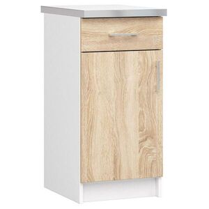 RAUMHIRSCH FURNITURE SPODNÍ SKŘÍŇ Bílá, dub Sonoma 82/40/44, 5 obraz