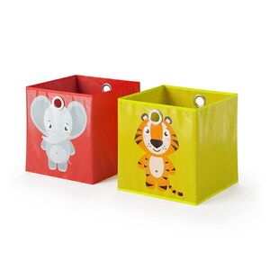Vicco SKLÁDACÍ BOX Červená/žlutá 30 x 30 cm Sada 2 kusů obraz