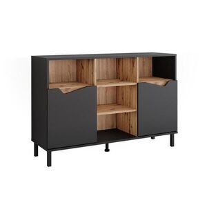 Vicco KREDENC Marelle Antracit/Artisan 120 x 81.3 cm se 2 dveřmi obraz