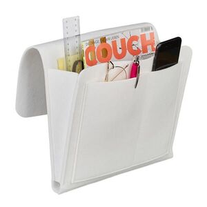 Relaxdays ORGANIZÉR bílá plsť 5 přihrádek 26x28x5 cm obraz