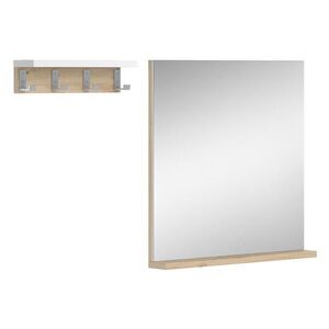 Vicco KOUPELNOVÉ ZRCADLO Henri Bílá 50 x 51.6 cm s policí obraz