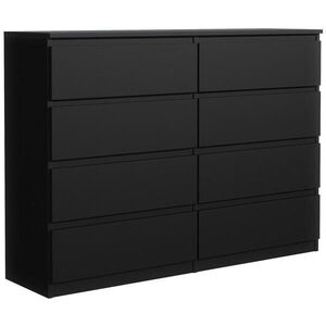 RAUMHIRSCH FURNITURE KOMODA černá 120/102/39 obraz