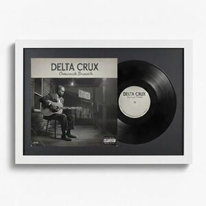 K-Möbel RÁM NA GRAMOFONOVÉ DESKY 40/60 na obal a vinylovou desku obraz