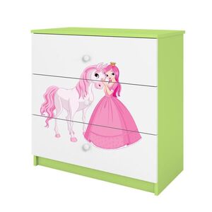 RAUMHIRSCH FURNITURE KOMODA Babydreams Princezna s koněm 81/81/41 obraz