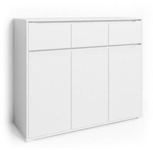 Vicco KOMODA Ruben Bílá 48 x 101.6 cm se zásuvkami obraz