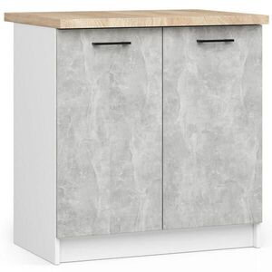 RAUMHIRSCH FURNITURE SKŘÍŇKA bílá, betonová 85/80/46 obraz