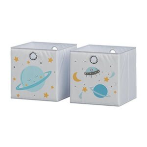 Vicco SKLÁDACÍ BOX Šedá (prostor) 30 x 30 cm (vesmírný motiv) obraz