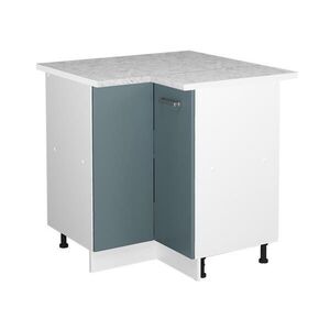 Vicco UNIVERZÁLNÍ ROHOVÁ SKŘÍŇ R-Line Modrošedá 75.6 cm s dvířky, s pracovní deskou obraz