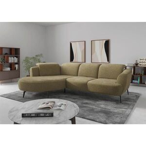 Sit & More ROHOVÁ SEDAČKA, textil, olivově zelená obraz