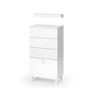 Vicco STŘEDNÍ SKŘÍŇKA Sola Bílá 60.2 x 113 cm se 4 zásuvkami obraz