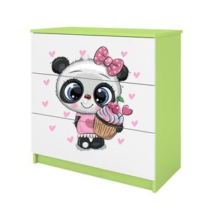 RAUMHIRSCH FURNITURE KOMODA Babydreams Panda 81/81/41 obraz