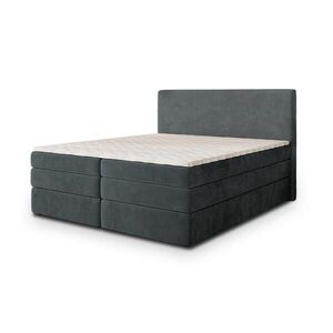 MASSENO POSTEL BOXSPRING MATERN 160x200 cm, s matrací a úložným prostorem, šedá obraz
