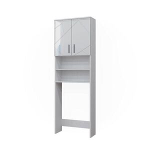 Vicco SKŘÍŇKA NA PRAČKU Irma Bílá vysoký lesk 64 x 190.5 cm obraz