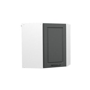 Vicco ROHOVÝ VĚŠÁK NA STĚNU R-Line Antracitový venkovský dům 57 cm obraz