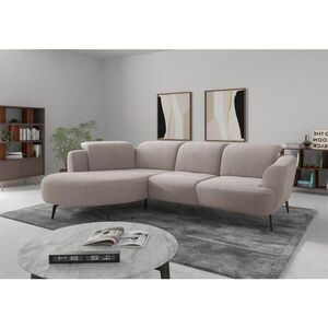 Sit & More ROHOVÁ SEDAČKA, textil, šedobéžová obraz