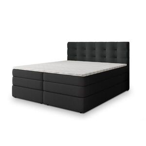 MASSENO POSTEL BOXSPRING AREZI 180x200 cm, s matrací a úložným prostorem, černá obraz
