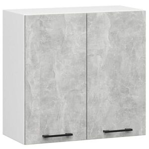 RAUMHIRSCH FURNITURE ZÁVĚSNÁ SKŘÍŇ Bílá, beton 58/60/30 obraz