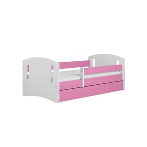 RAUMHIRSCH FURNITURE DĚTSKÁ POSTEL CLASSIC II se zásuvkou bez matrace, růžová, 90/65/184 obraz