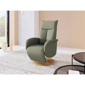 Sit & More RELAXAČNÍ KŘESLO, textil, olivově zelená obraz