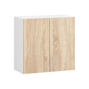 RAUMHIRSCH FURNITURE ZÁVĚSNÁ SKŘÍŇ Bílá, dub Sonoma 58/60/30, 5 obraz