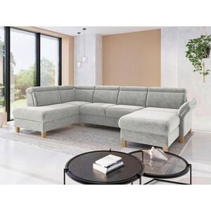 Sit & More SEDACÍ SOUPRAVA, textil, světle šedá obraz