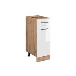 Vicco SPODNÍ SKŘÍŇKA KUCHYŇSKÉ LINKY R-Line Bílá vysoký lesk 30 cm bez pracovní desky obraz