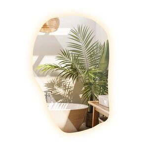 TULUP ZRCADLO Originální 52x80 cm LED 3000K teplé světlo obraz