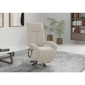 Sit & More RELAXAČNÍ KŘESLO, textil, krémová obraz