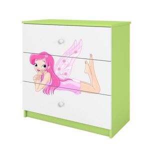 RAUMHIRSCH FURNITURE KOMODA Babydreams víla s křídly 81/81/41 obraz