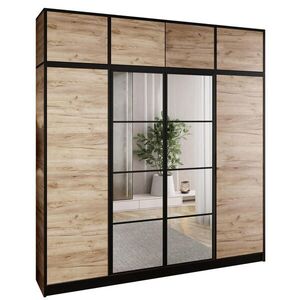 Kier Furniture ŠATNÍ SKŘÍŇ EDEN s nástavbou 4D Dub Craft obraz
