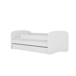 RAUMHIRSCH FURNITURE DĚTSKÁ POSTEL bez vzoru se zásuvkou a matrací bílá 160/80 obraz