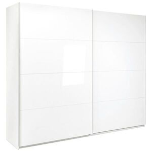 P & B ŠATNÍ SKŘÍŇ S POSUVNÝMI DVEŘM, bílá, 250/210/62 cm obraz