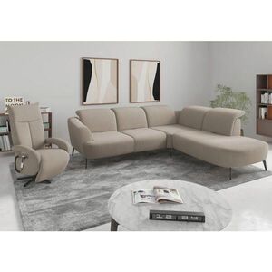 Sit & More ROHOVÁ SEDAČKA, textil, béžová obraz