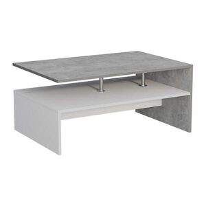 Vicco KONFERENČNÍ STŮL Amato Beton/bílá 90 x 52.6 cm obraz
