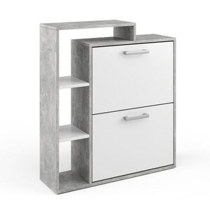 Vicco BOTNÍK NA BOTY Orlando Bílá/beton 24.5 x 90 cm obraz