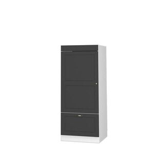 Vicco VYSOKÁ SKŘÍŇ Fame-Line, Anthrazit-Gold Landhaus/Bílá, 60 cm obraz